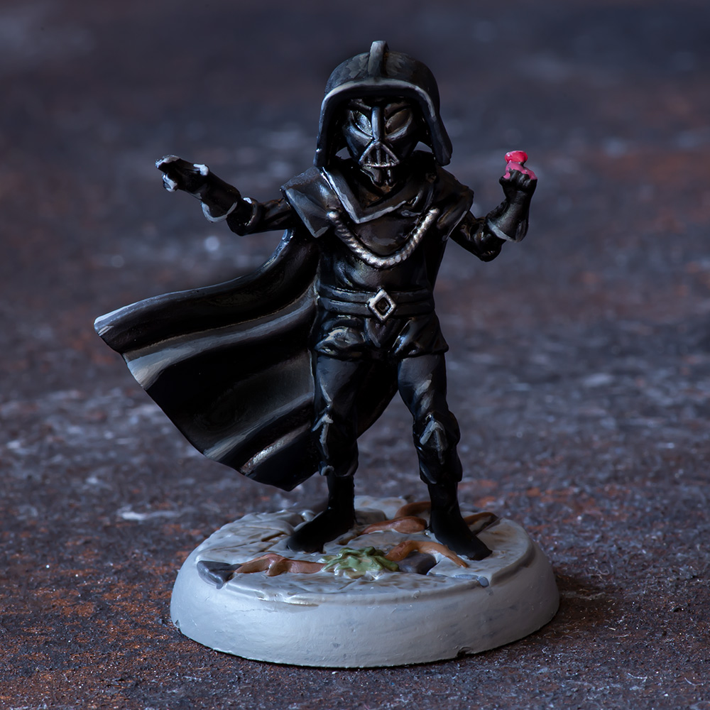 Black Munchkin bemalte Miniatur Sine Tempore Brettspiel Ludus Magnus
