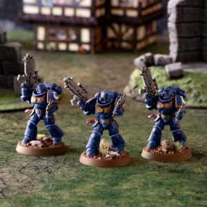 Warhammer Space Marines bemalt