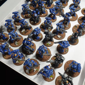 Warhammer Space Marines bemalt