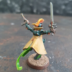 Warhammer Harlequin Troupe Miniaturen bemalt green