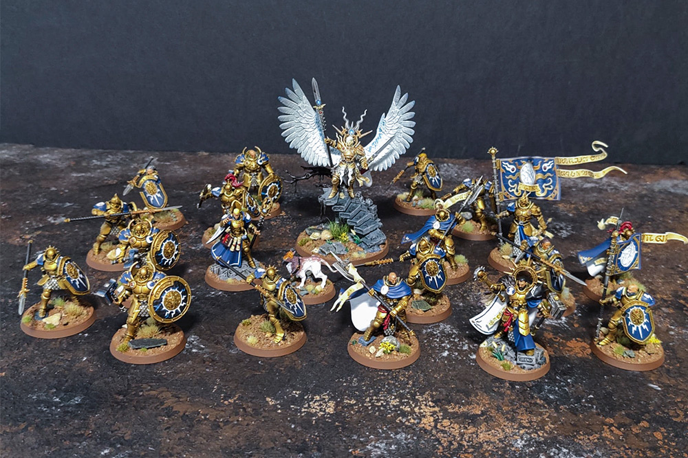 Warhammer Dominion Stormcast Miniatures Painted